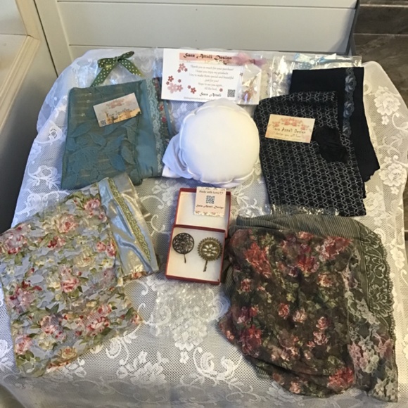 Tichel Head Coverings - 8 PIECE Set - NEW - Picture 2 of 9